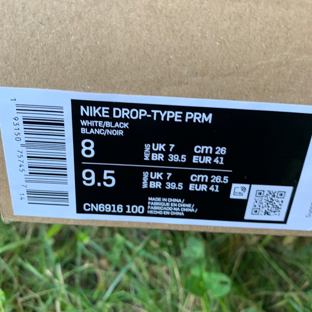 🔥Authentic NIKE leather Drop type UNISEX Sneakers - Picture 14 of 14